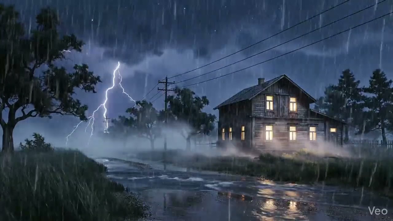 Rain & Thunder ASMR 🌧️⛈️ | Ultra Relaxing Sleep & Calm Ambience
