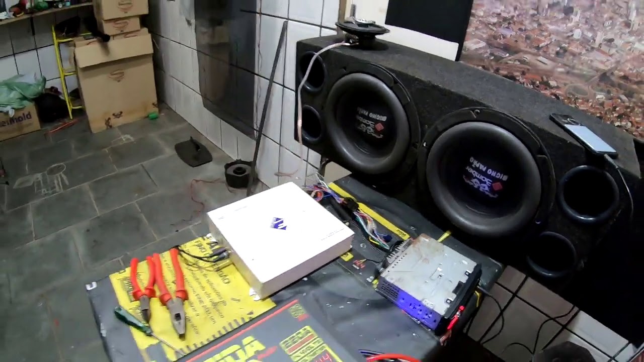 Liguei um Modulo Falcon 1600 rms nas sucata arlen #Playsound