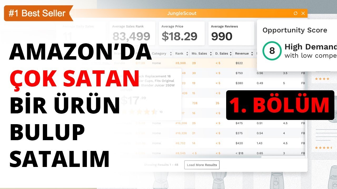 Amazon'da Çok Satan Bir Ürün Bulup Satalım (1. Bölüm)