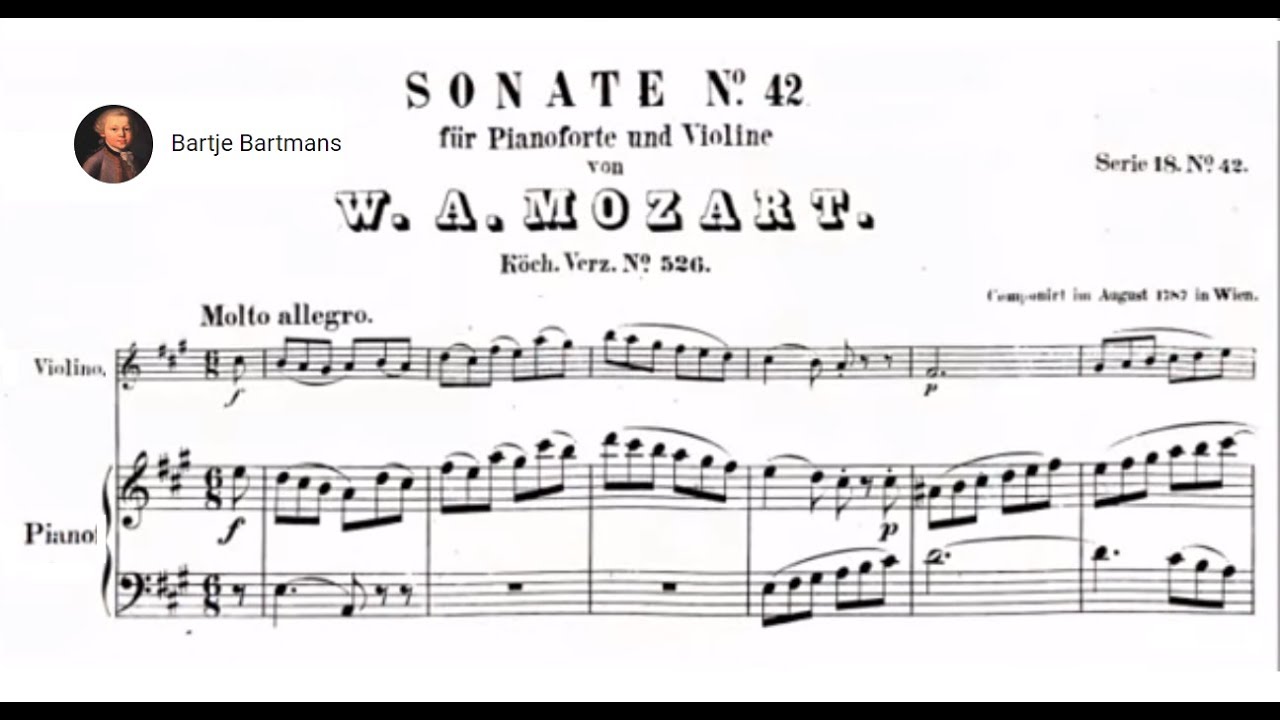 Mozart - Violin Sonata No. 35, A Major, K. 526 (1787) [Szeryng/Haebler]