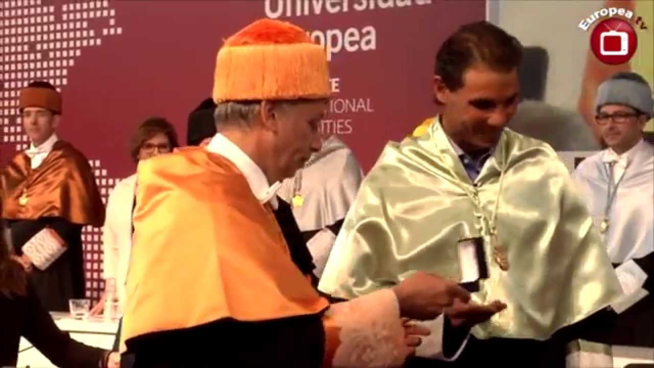Rafael Nadal Honoris Causa por la Universidad Europea