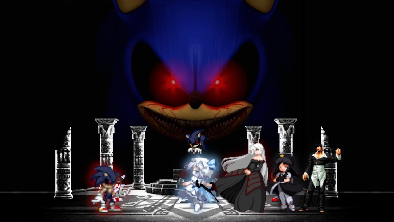 [KOF TDR] Sonic.exe (Re-Patch) vs Random Team | Sonic.exe Stage Showcase