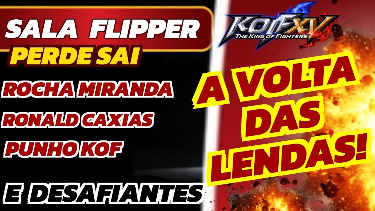 KOFXV - A VOLTA DAS LENDAS - AVALIAÇÃO DA ARMADURA EM SALA FLIPPER!