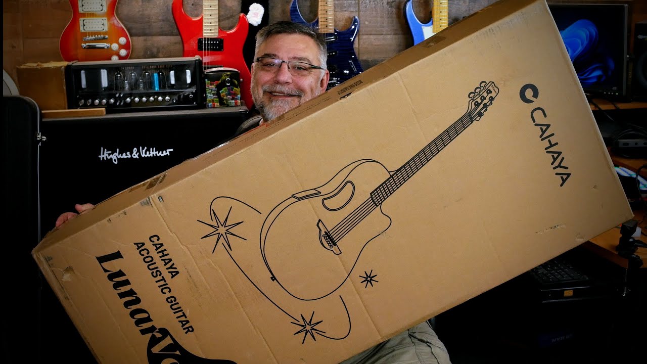 This CARBON FIBER acoustic/electric guitar is under $300!!