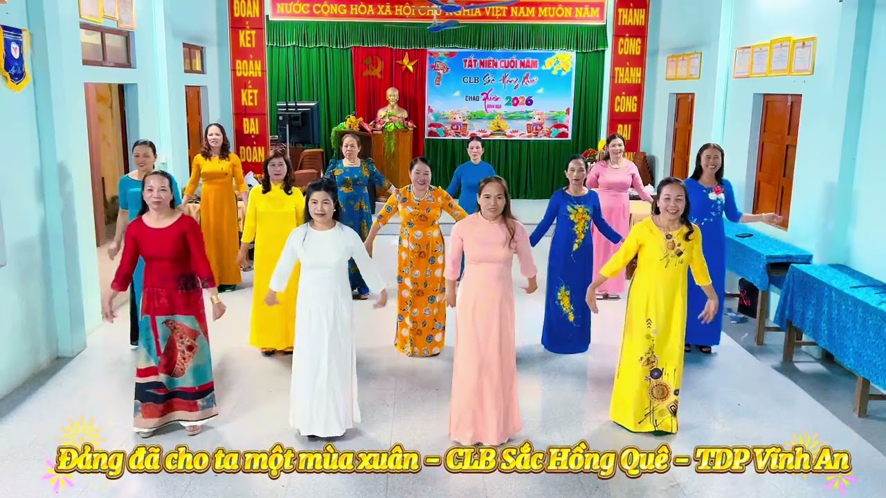 Đảng đã cho ta mùa xuân - Sắc Hồng Quê - TDP Vĩnh An