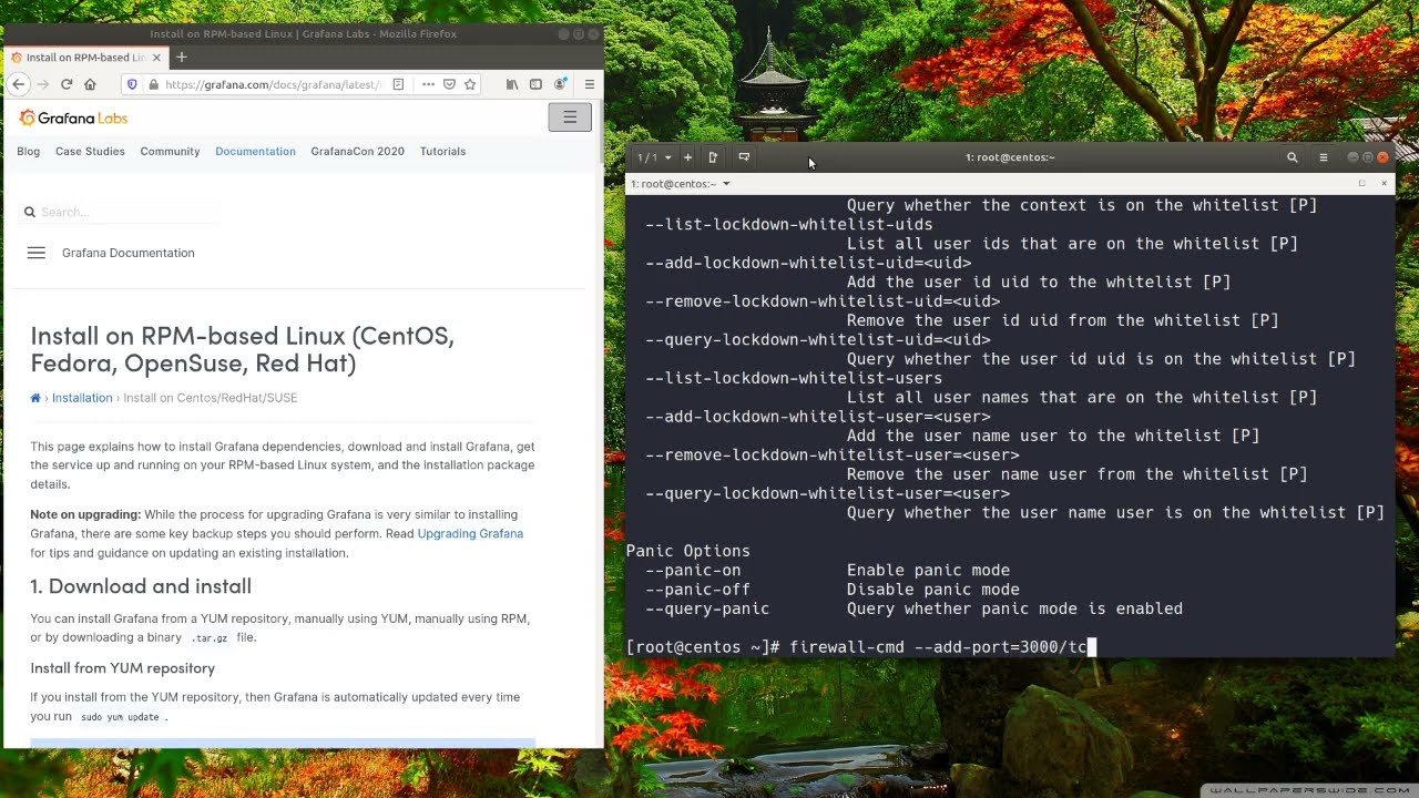 0.a - Instalação Grafana 7.5 no Centos 8