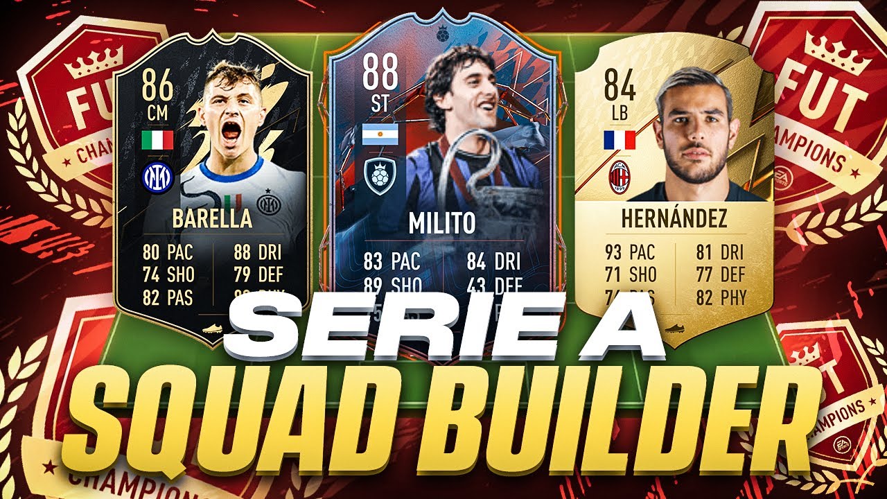 BEST CHEAP 300K FUT CHAMPS TEAM (SERIE A SQUAD BUILDER) - FIFA 22