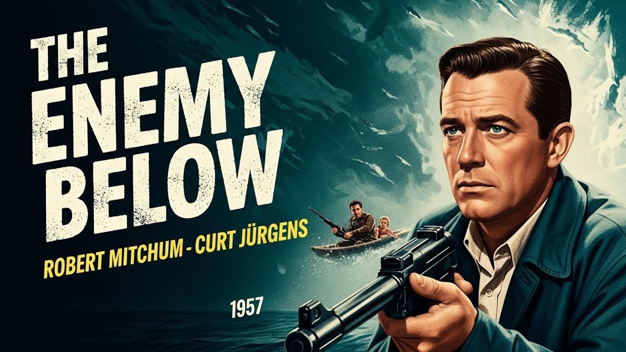 Robert Mitchum | The Enemy Below &ndash;  Actionfilm  ansehen (Deutsche Synchronisation)