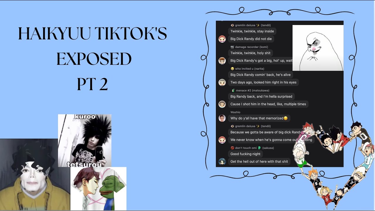 HAIKYUU TEXT TIKTOK'S EXPOSED PT 2