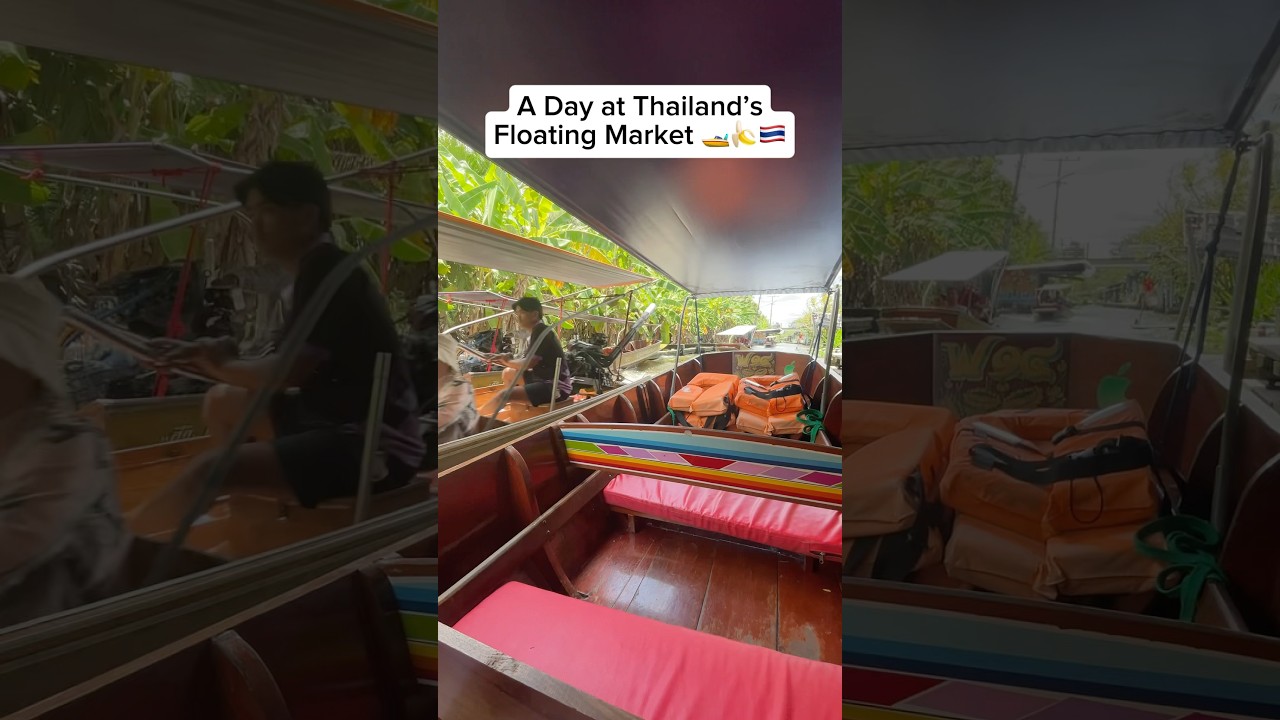 Exploring Thailand&rsquo;s Floating Market 🇹🇭 | A Must-Do Bangkok Experience!