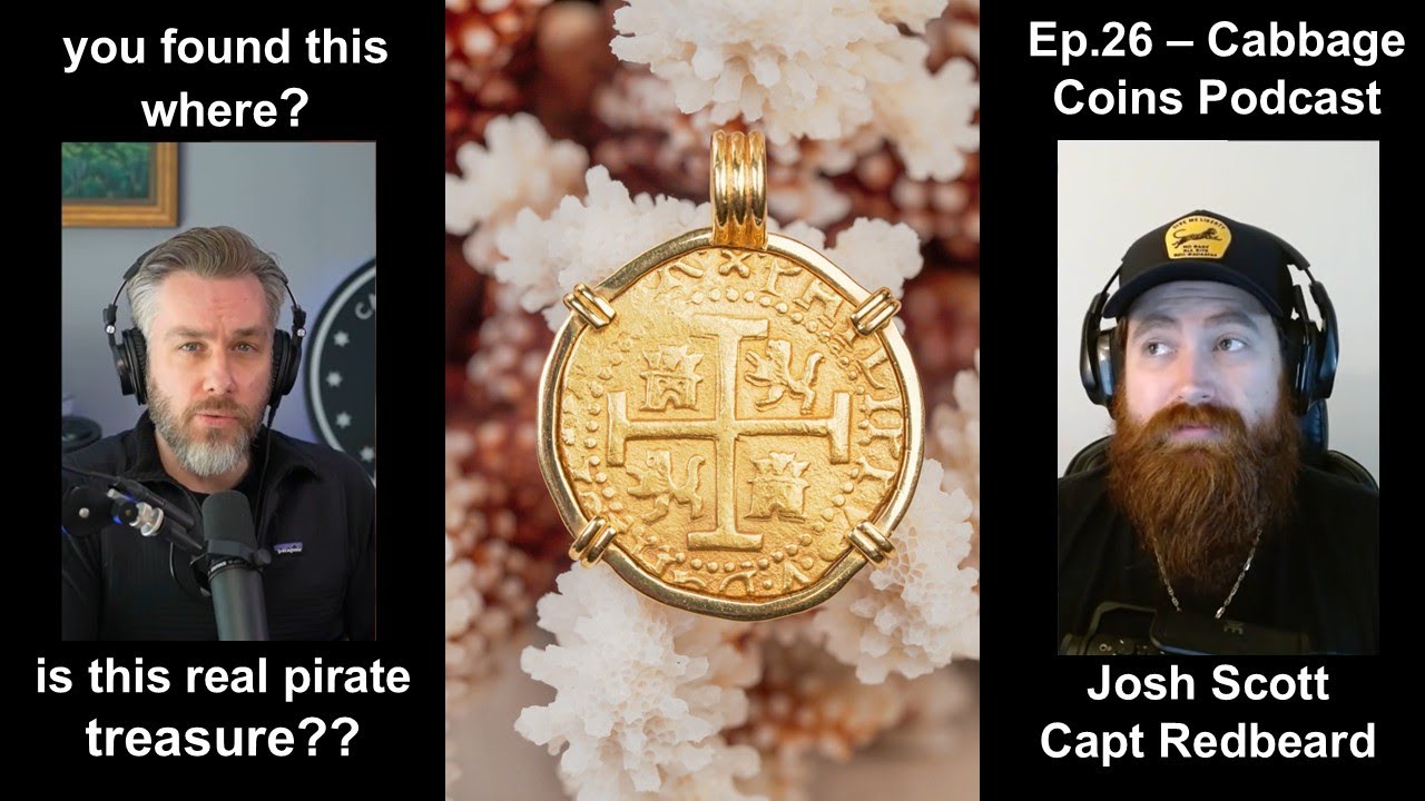 Ep.26 - Real Pirate Treasure that YOU can own #numismatics #gold #coin #collectibles #silver