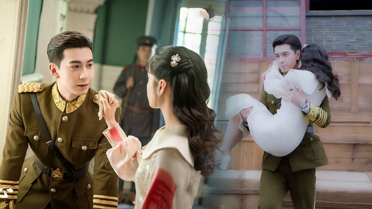 霸道少帅救了灰姑娘，被她温柔擦脸，激动极了！💕#陈星旭 #张婧仪 #爱情 #豪门