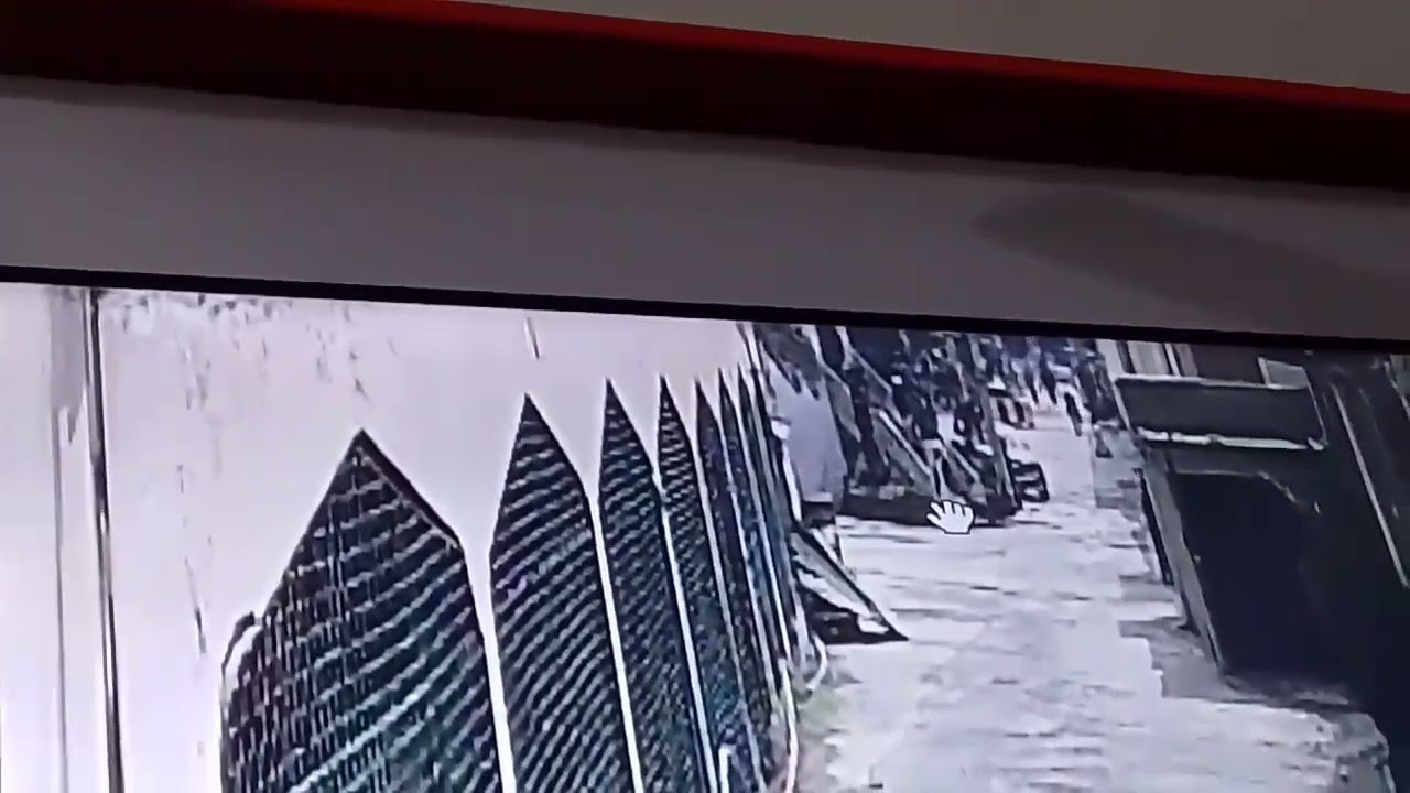 CCTV camera video of akora khattak blast