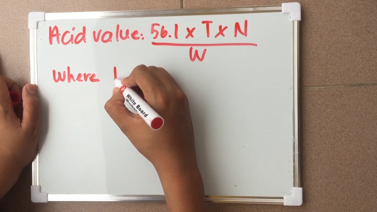 EXPERIMENT : Acid Value