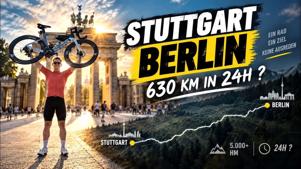 Stuttgart - Berlin mit dem Fahrrad in 24 Stunden