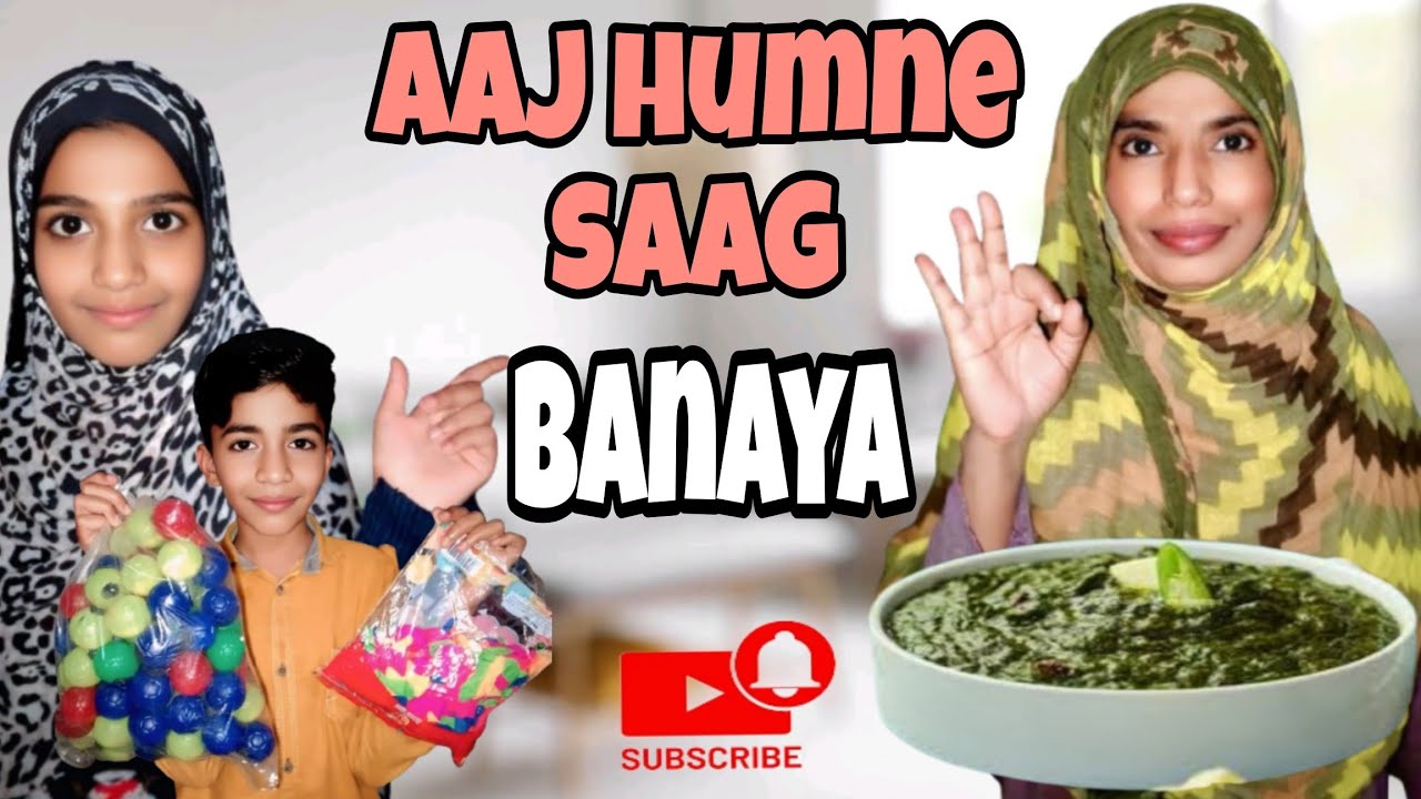 Aaj humne sag banaya 🤤🤤🤤
