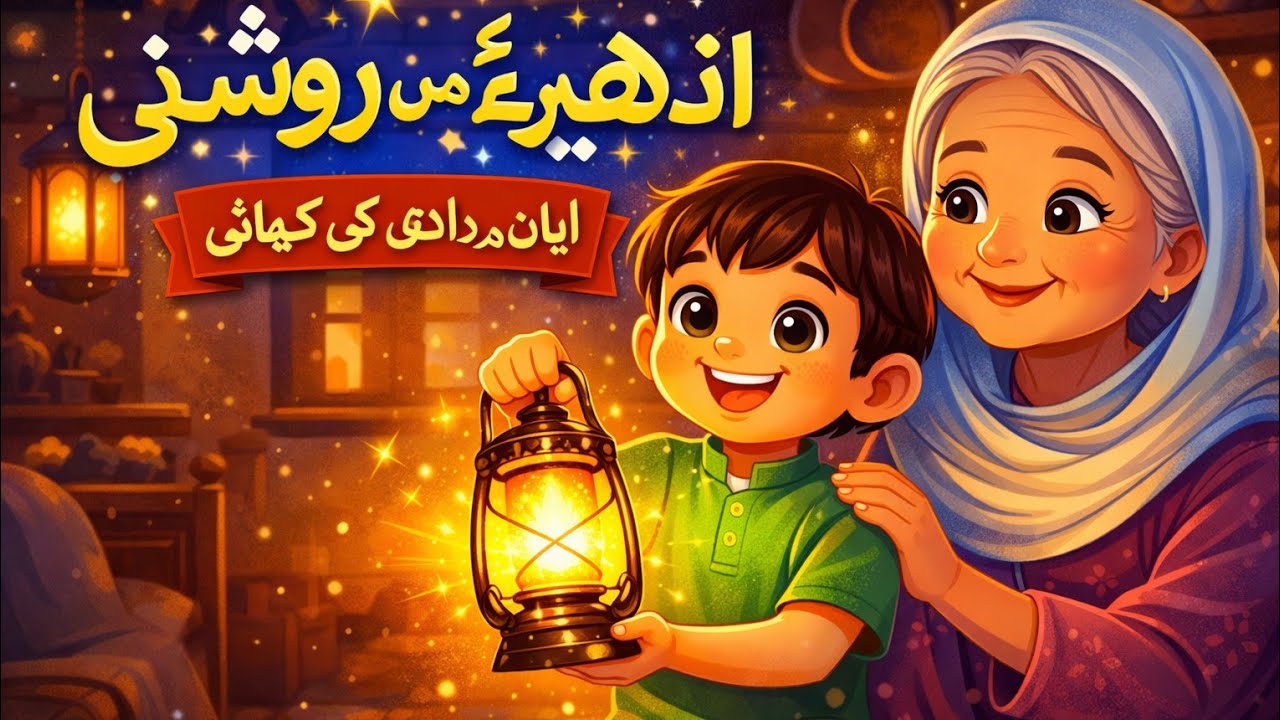اندھیرے میں روشنی – ایان اور دادی کی کہانی ✨