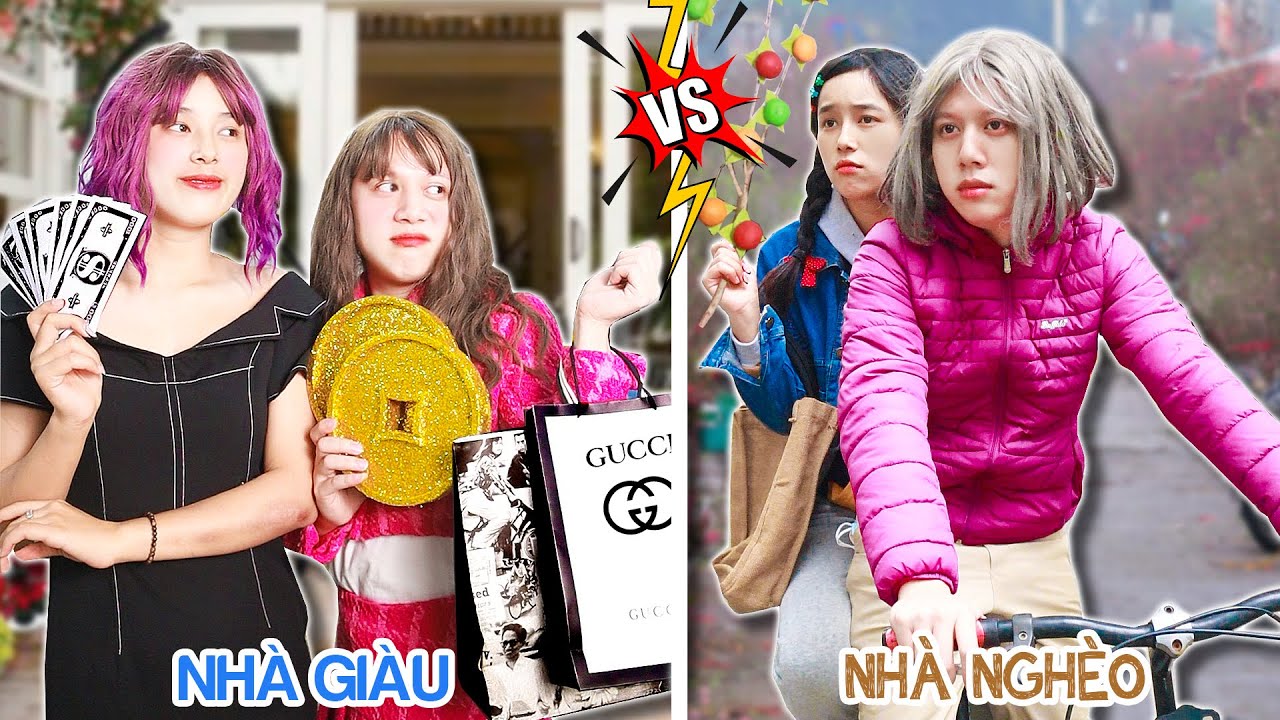 Tết Nhà Giàu vs Tết Nhà Nghèo - những tình huống hài hước !!!