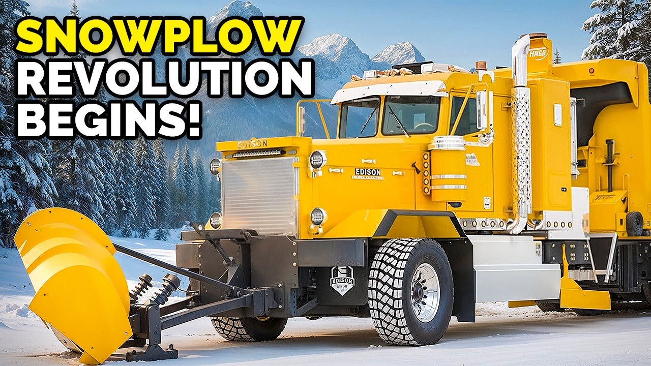 Worlds First Diesel Electric SnowPlow