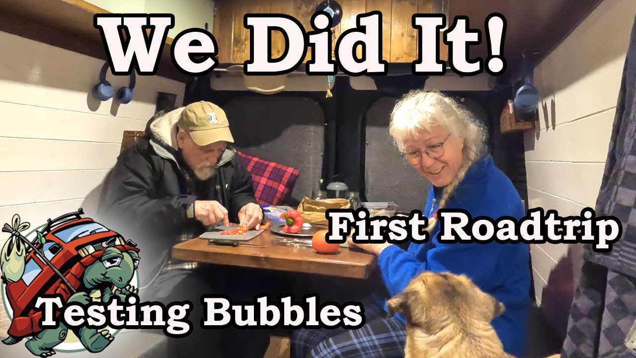The first trip with Bubbles! Cold February and we are going north!