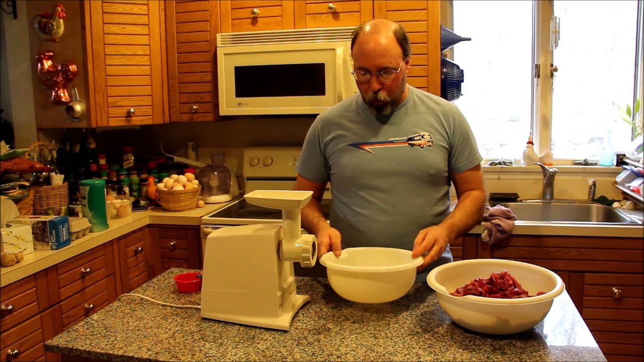 Making Venison Burger