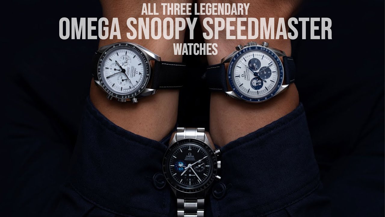 Все три модели часов OMEGA Snoopy Speedmaster | Обзор