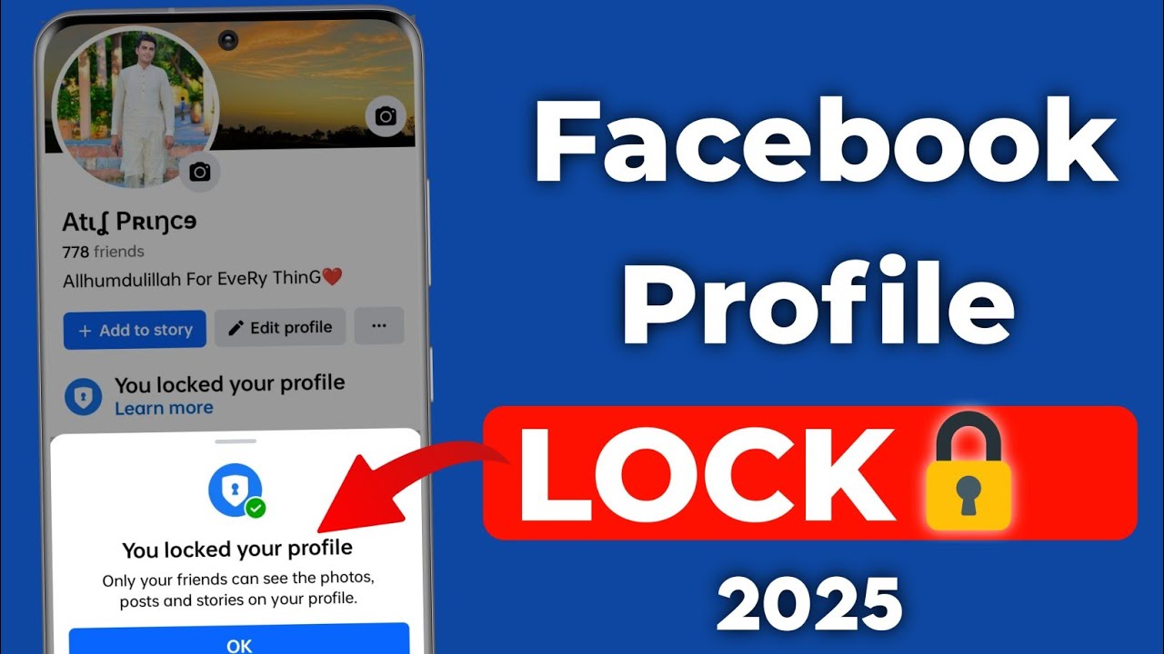 facebook profile lock kaise kare | How to lock facebook profile 2025 | facebook profile lock system