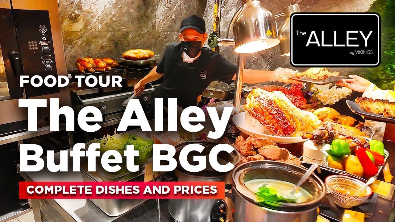 THE ALLEY by Vikings BGC BUFFET Tour | Full Menu & Prices | Street-Market Themed Restaurant!