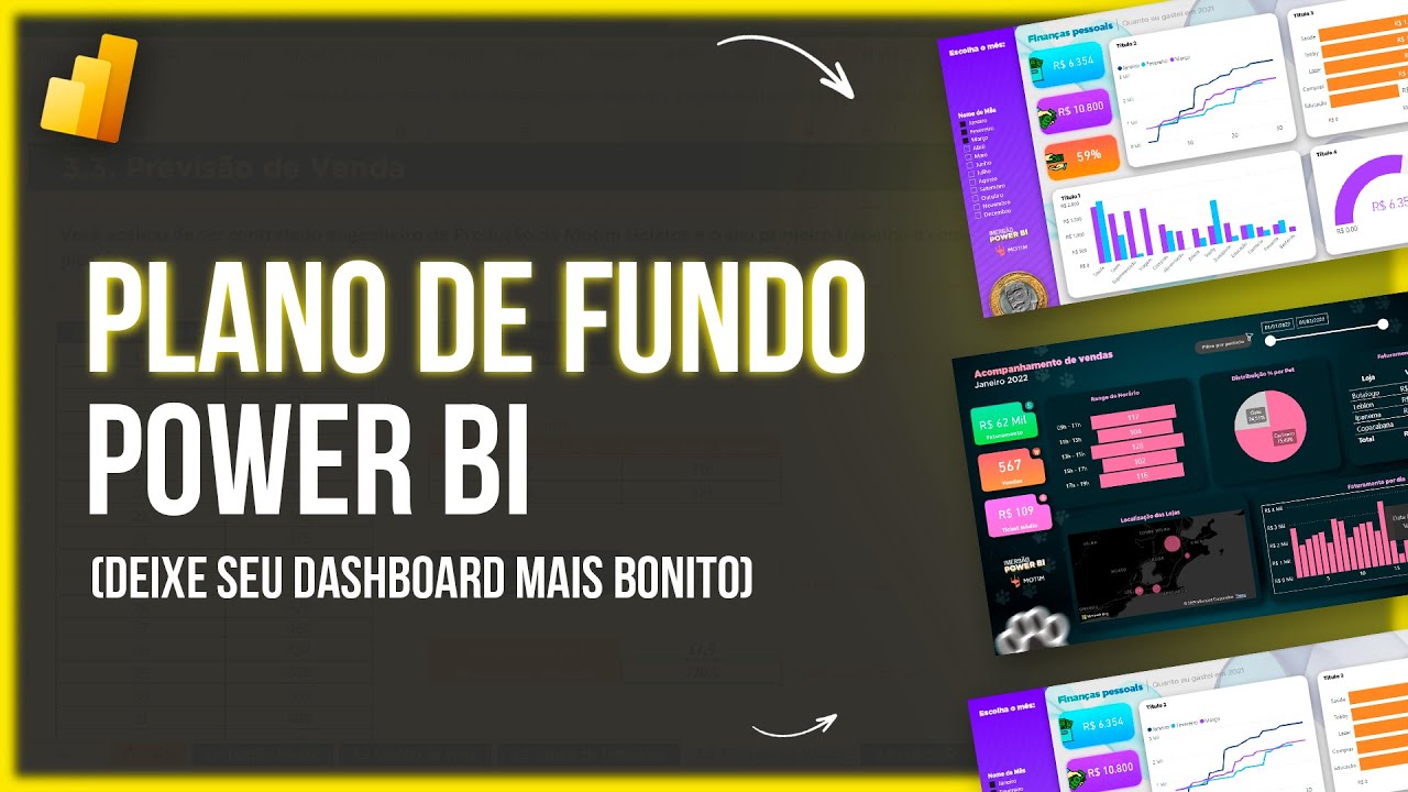 [Power BI] Como Usar um Plano de Fundo no seu Relatório/Dashboard