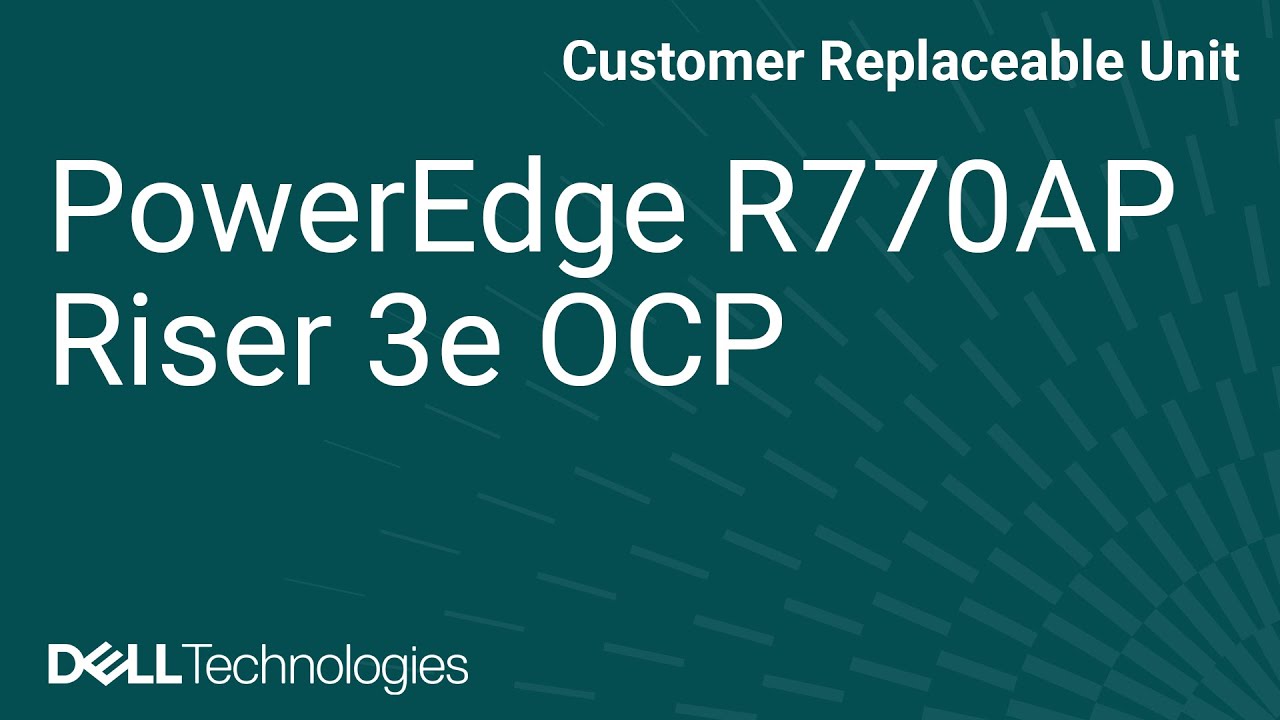 How to replace the riser 3 OCP on a PowerEdge R770AP