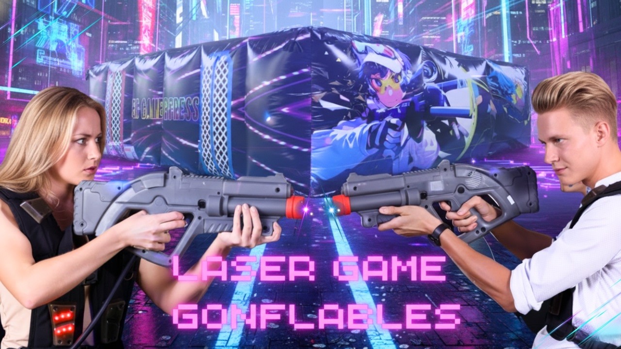 Arène Laser Game Gonflable 9m : l’animation événementielle qui cartonne 🔥🎯