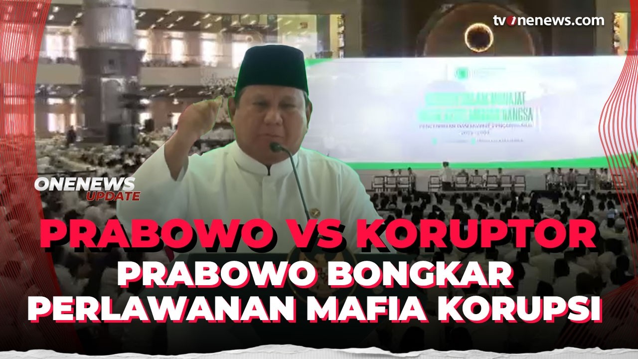 Prabowo Ungkap Taktik 'Perampok Uang Negara' Lawan Pemberantasan Korupsi | OneNews Update