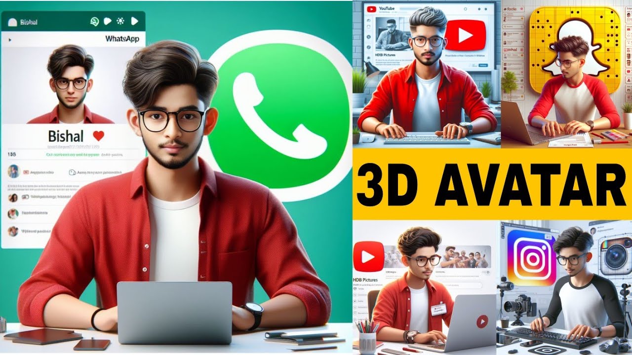 Create 3D AI social media Boy images with your face | Viral social media Boy AI Photo Editing Bing