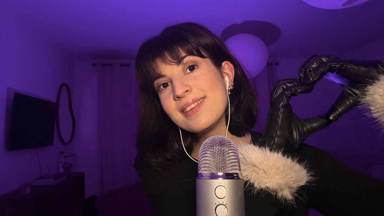 ASMR with Leather Gloves | Fingertips Tapping, Scratching, Gripping & Hand Sounds | No Talking 