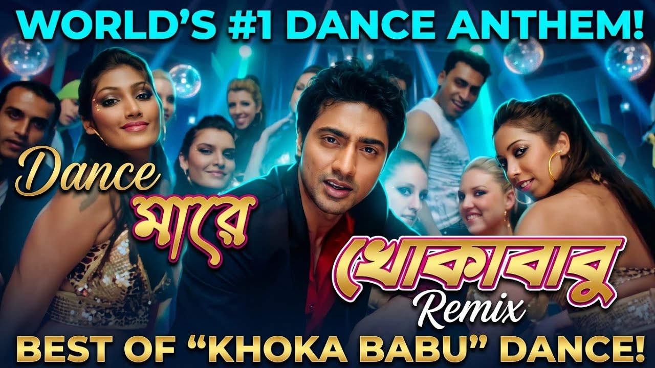 Dance Mare Khoka Babu (Remix) | DJ RIDOY X DJ Era | Dev & Subhashree | Bangla DJ Song 2025