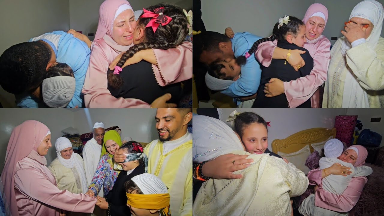 اول لقاء رشيدة او وليداتها لحظة مؤثرة بنتهم😢عمر هدشي اتنسا لينا😲