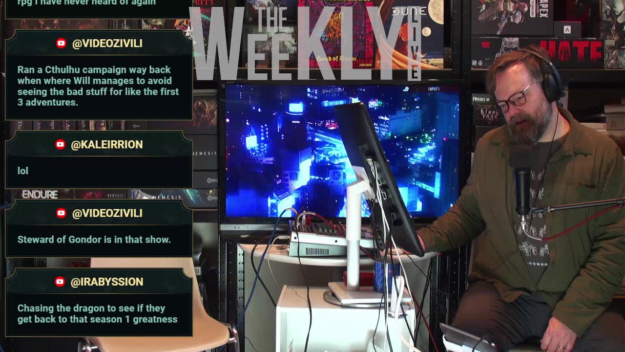 The Weekly LIVE 324 - Dragonbane: Trudvang, Fallout Bundle, MyMiniFactory and Ghost in the Shell