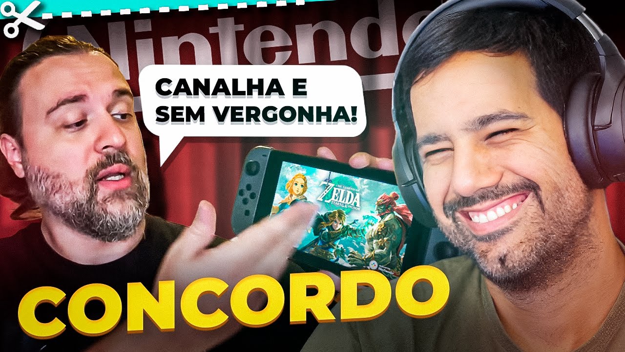 REACT - Nando Moura Detona Nintendo e Zelda TOTK