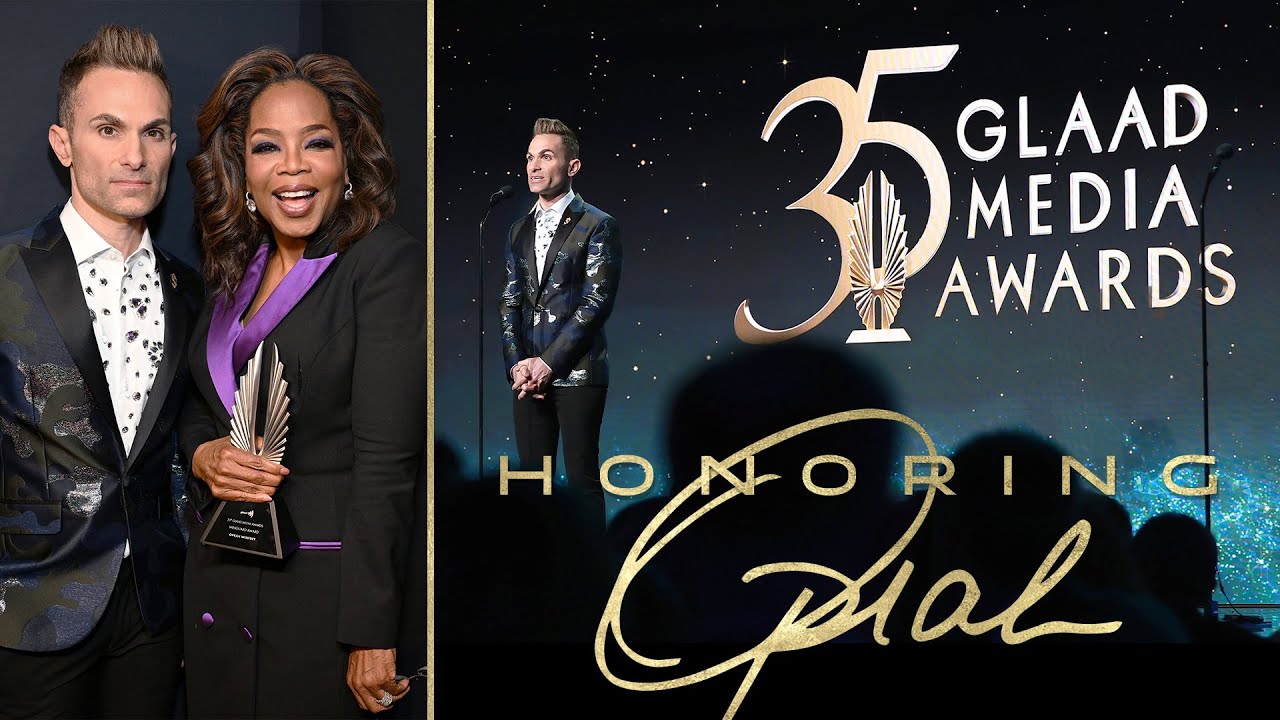 My Speech to Oprah Winfrey at The GLAAD Awards!