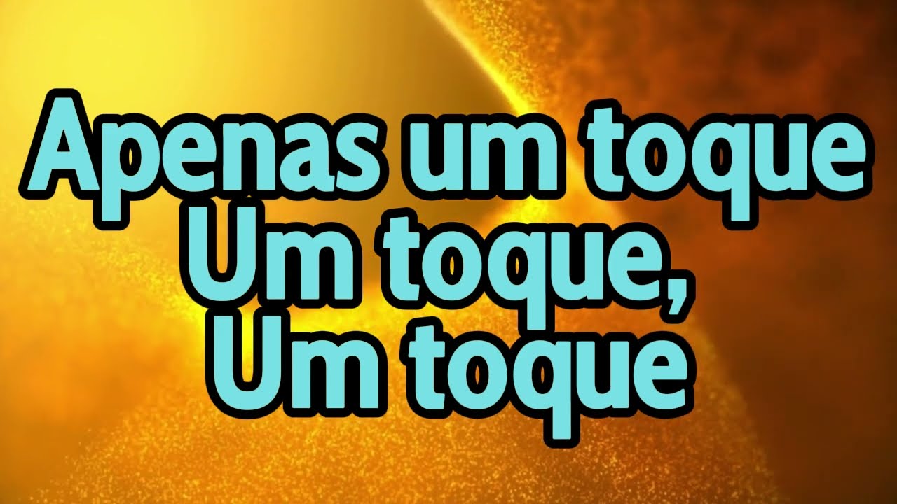Apenas Um Toque Fernanda Brum Voz Letra