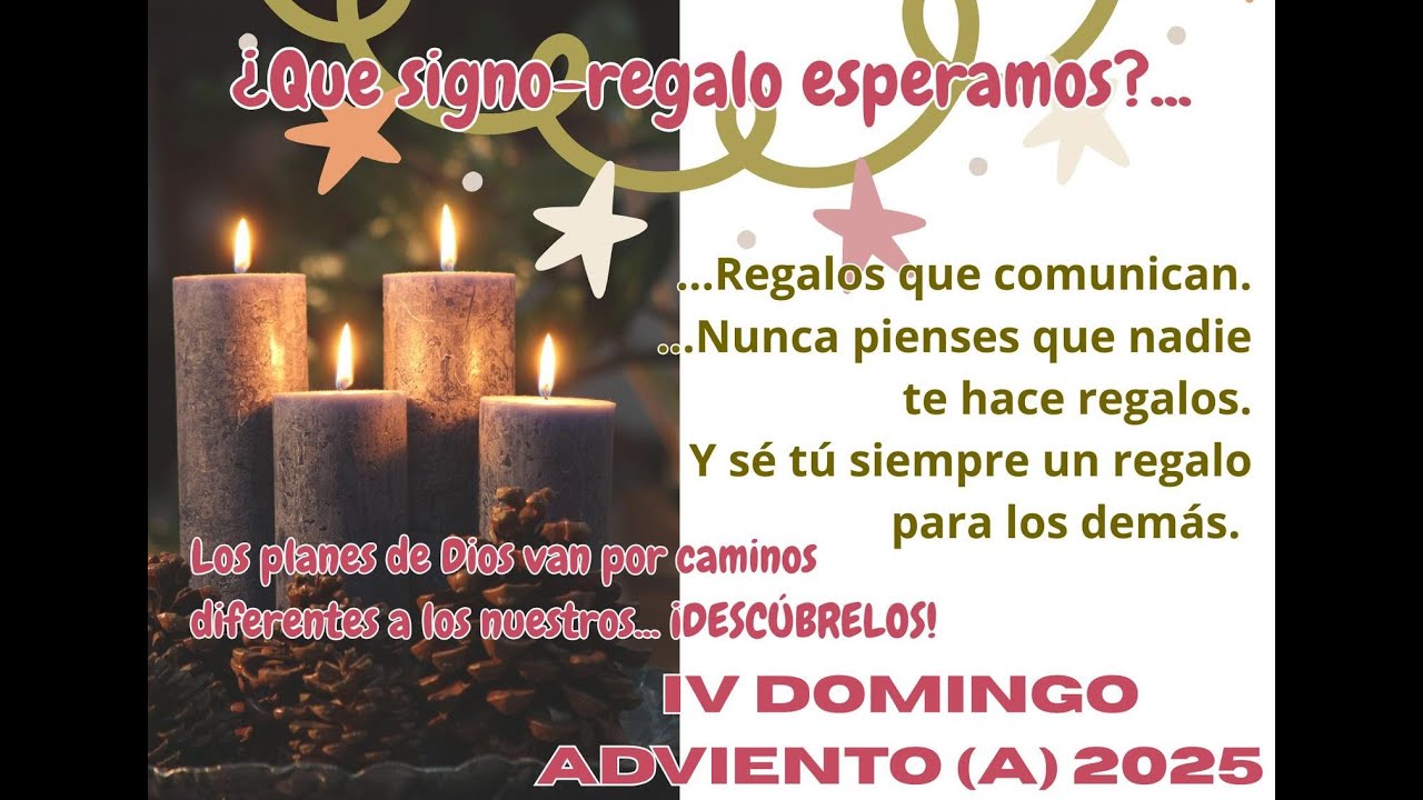 Misa vispera IV domingo Adviento ciclo A