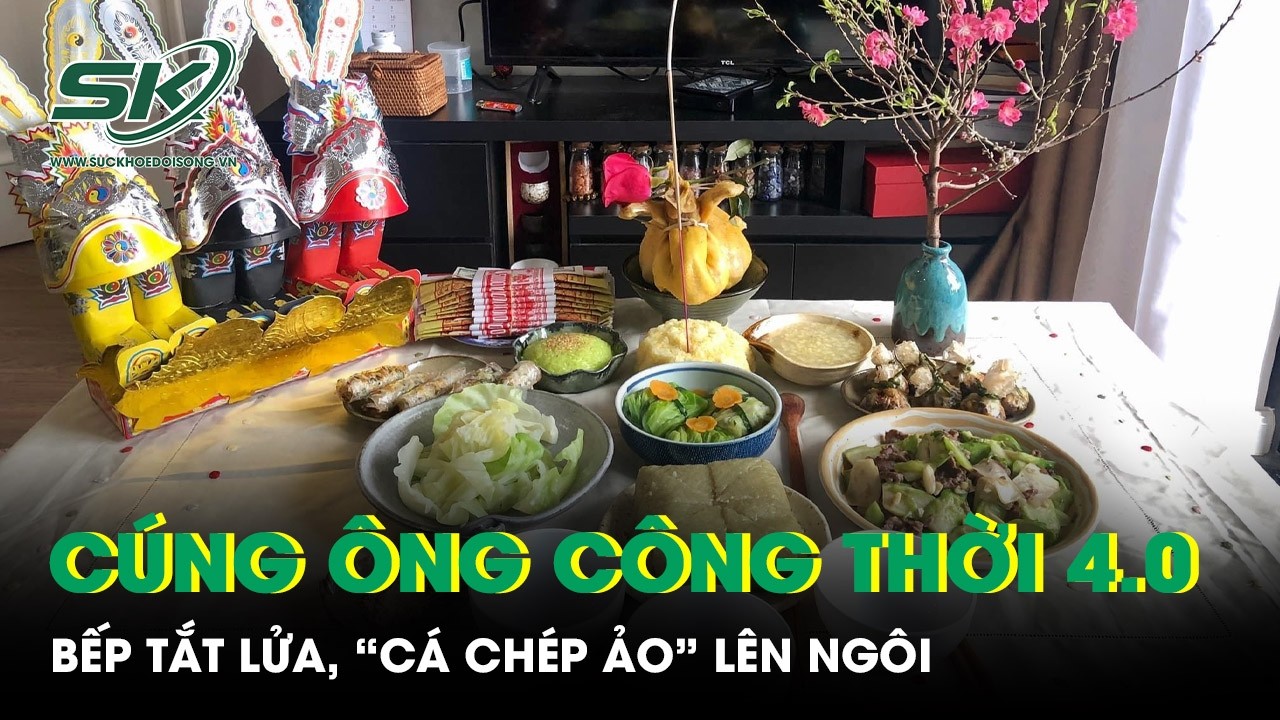 Bếp tắt lửa, “cá chép ảo” lên ngôi: Táo quân “cưỡi” gì về trời?