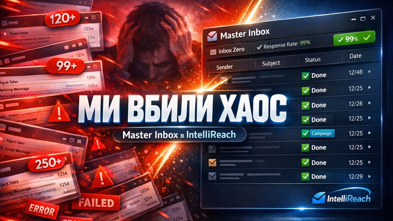 Ми вбили хаос у відповідях: Master Inbox в IntelliReach
