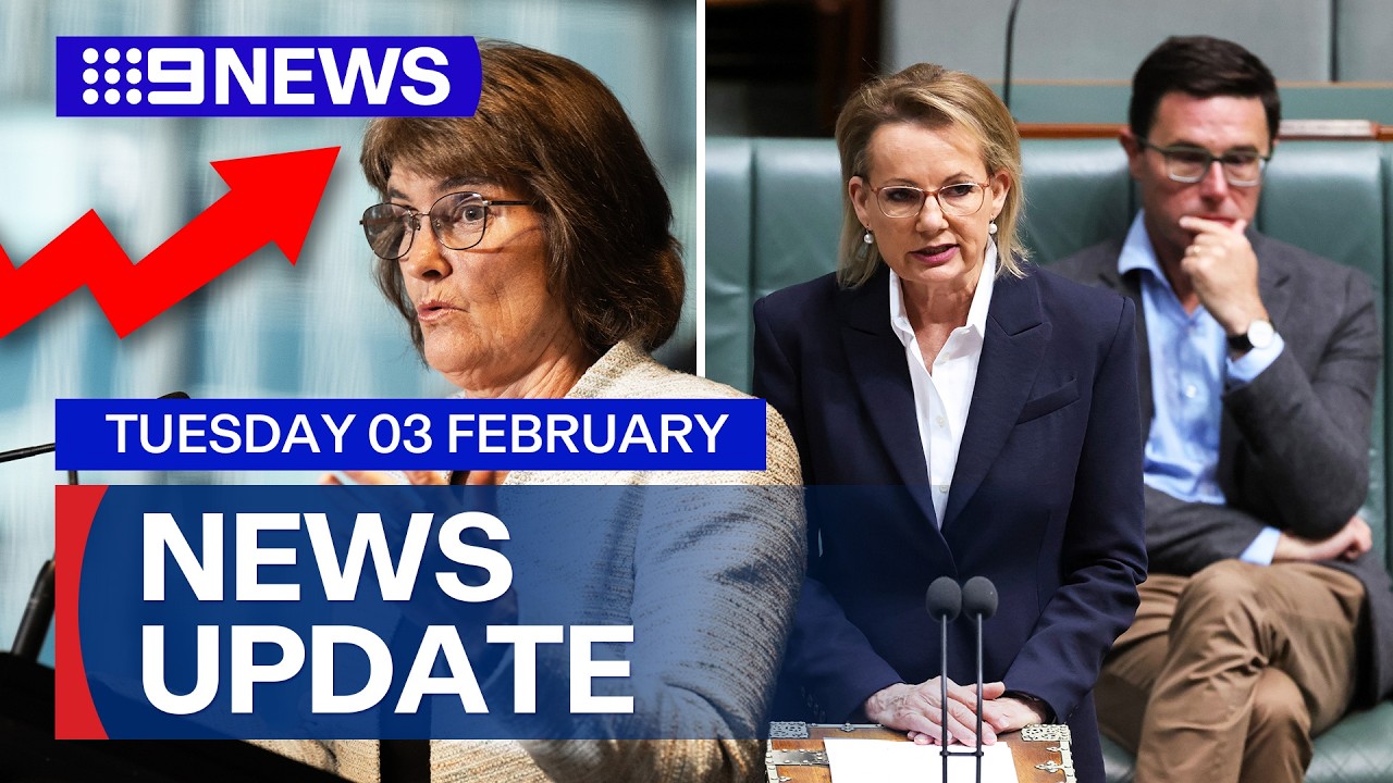 RBA rate decision looms; Coalition crisis talks as Parliament returns | 9 News Australia