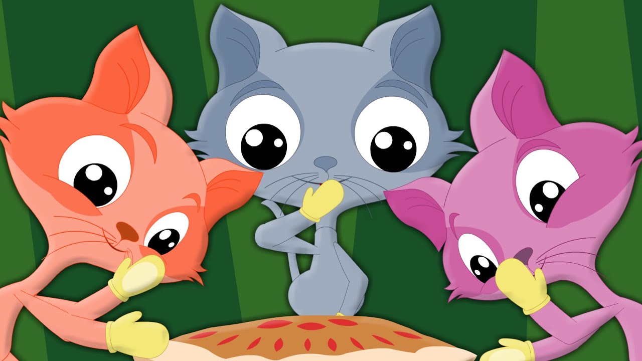 Three Little Kittens | Nursery Rhymes For Kids | Baby Songs