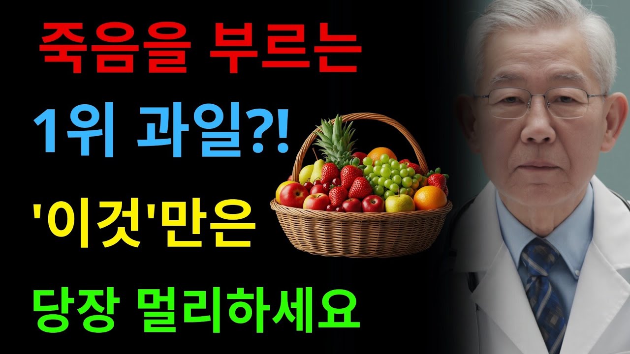 콩팥 녹이는 최악의 과일 4가지 vs 죽어가는 신장 살리는 기적의 과일 4가지! 30년 신장내과 명의의 밥상 공개 만성신부전 식단ㅣ신장ㅣ신장건강ㅣ노후건강ㅣ건강 팁