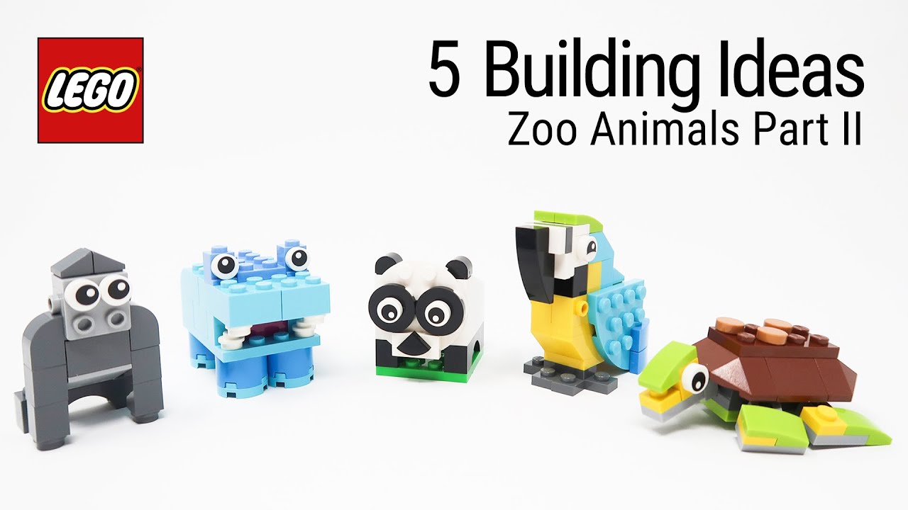 5 LEGO Zoo Animals Building Ideas Part II