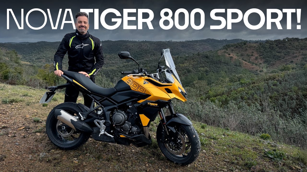 TIGER UPPERCUT! Nova 800 Sport da Triumph é uma DEVORADORA de asfalto!
