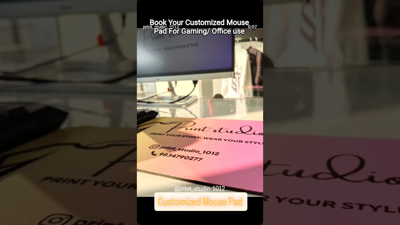 Customized Mouse Pad|| Gaming Mouse Pad | Office Use
