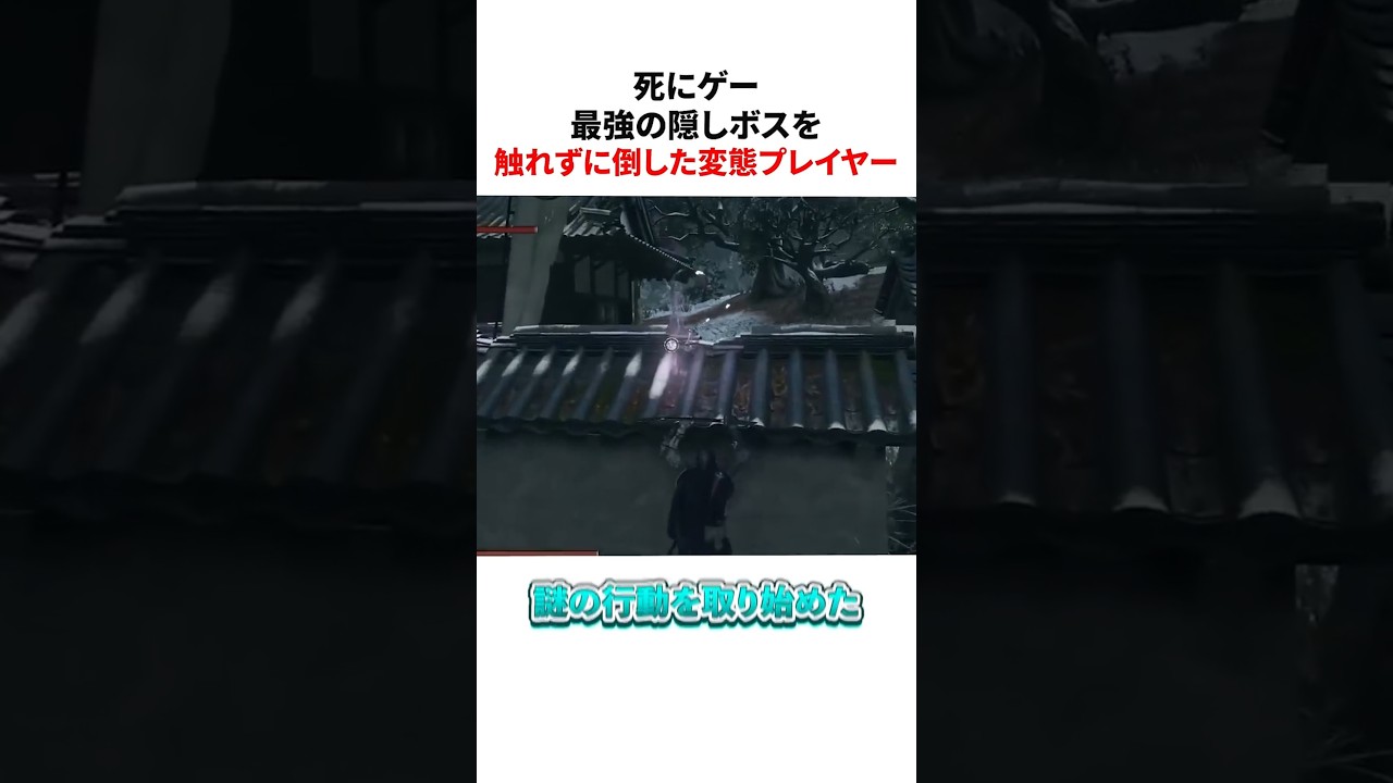死にゲー最強の隠しボスを触れずに倒した変態プレイヤー